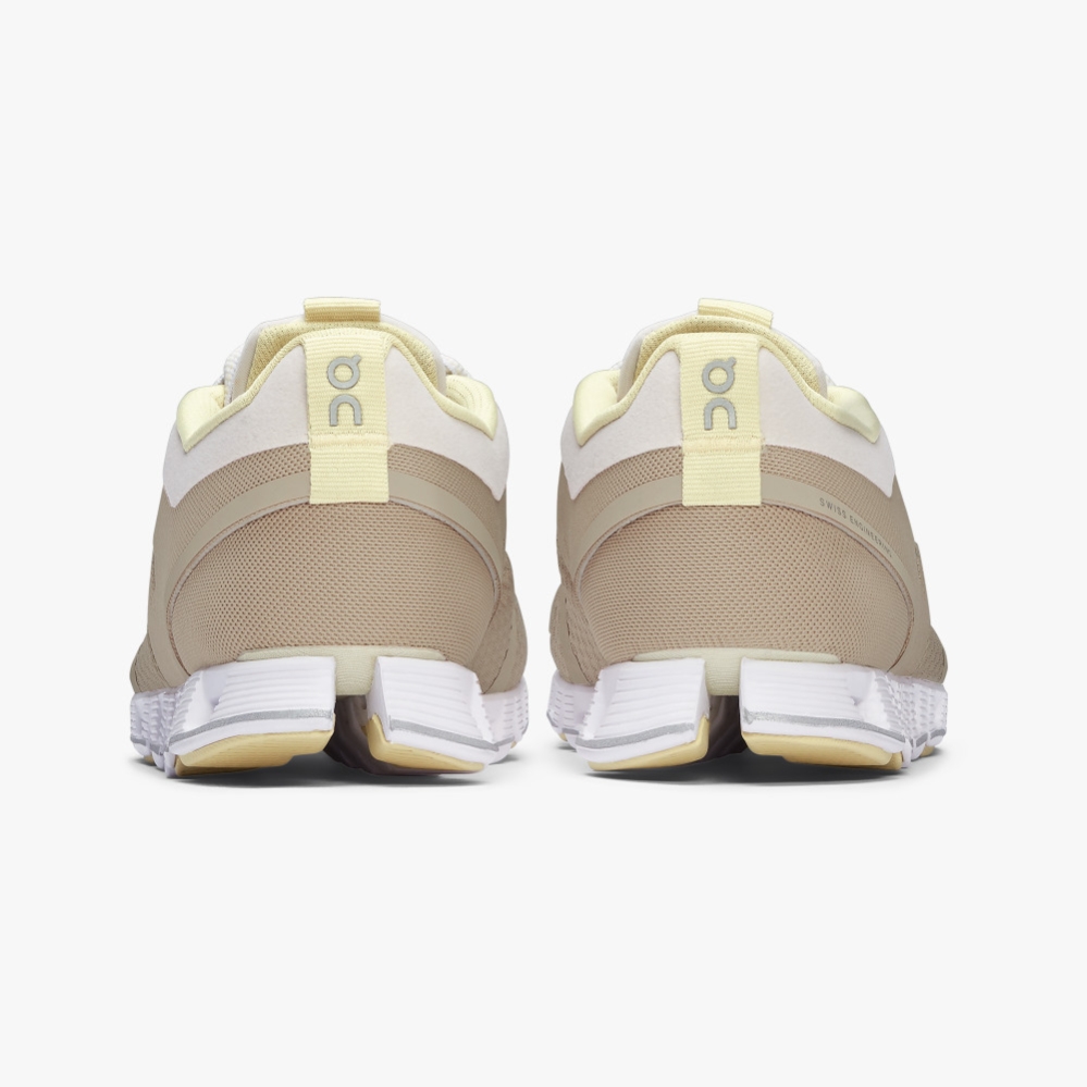 Beige QC Cloud Beam Women's Road Running Shoes | KXJI10859