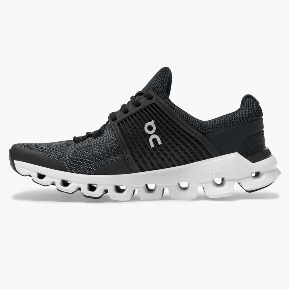 Black QC Cloudswift Women's Road Running Shoes | VRAQ91506