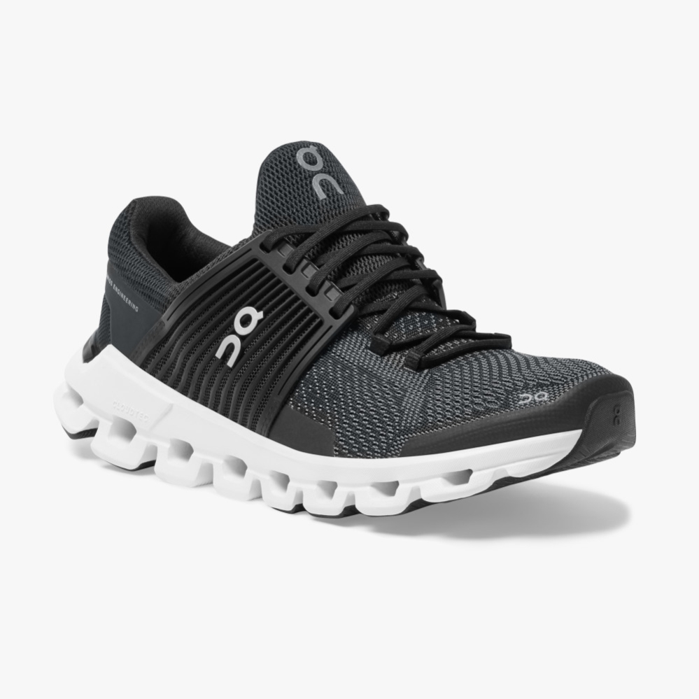 Black QC Cloudswift Women's Road Running Shoes | VRAQ91506