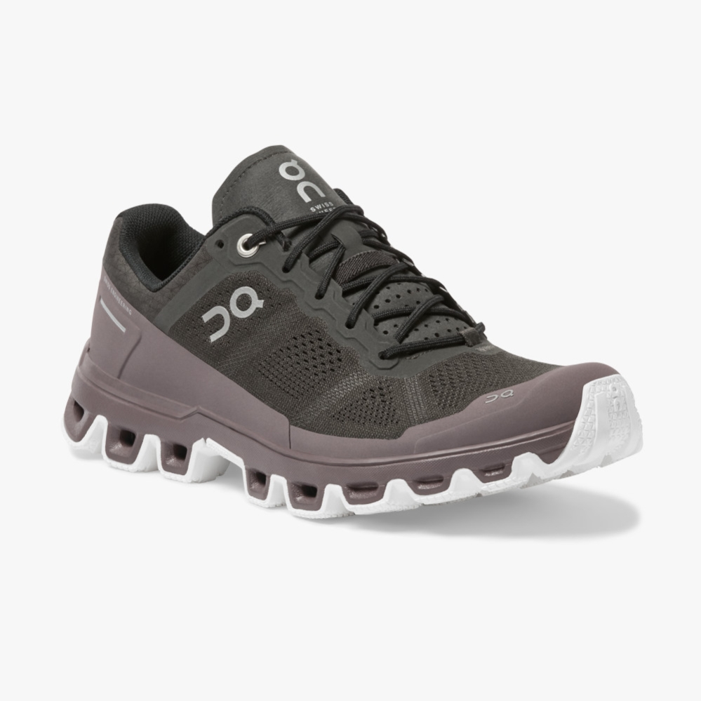 Black QC Cloudventure Women's Trail Running Shoes | NTMQ57634