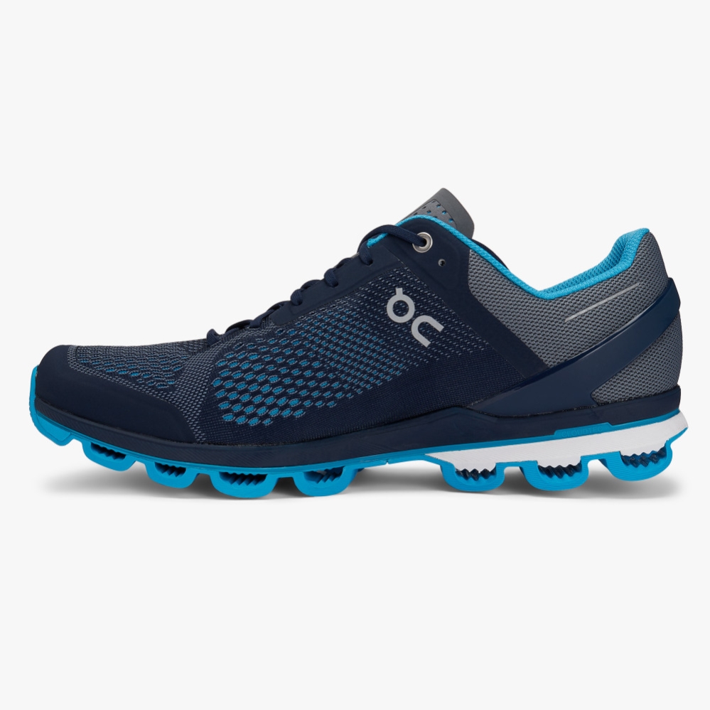 Blue QC Cloudsurfer Men's Training Shoes | BZQA78052