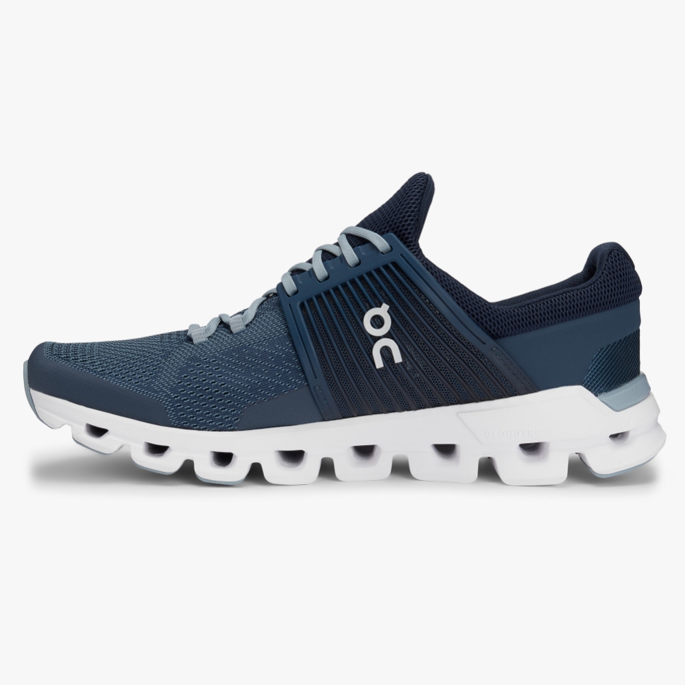 Blue QC Cloudswift Men's Road Running Shoes | TJVC87691