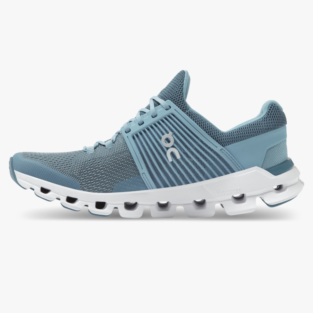 Blue QC Cloudswift Women's Road Running Shoes | EFWA20573