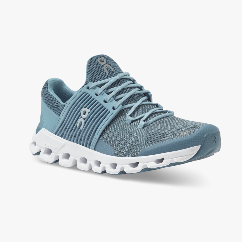 Blue QC Cloudswift Women's Road Running Shoes | EFWA20573