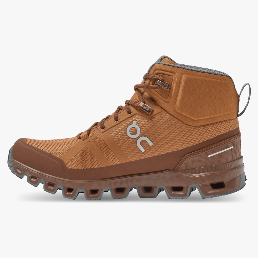 Brown QC Cloudrock Waterproof Women's Hiking Boots | EQPM86492