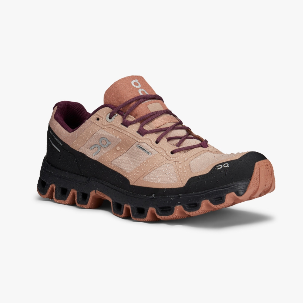 Brown QC Cloudventure Waterproof Women's Trail Running Shoes | DUKV12350