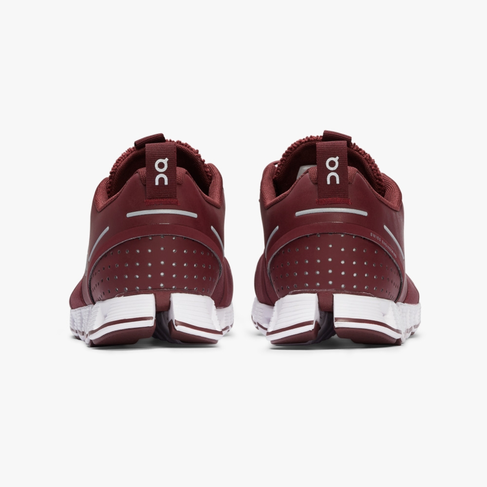 Burgundy QC Cloud Terry Men's Road Running Shoes | RLWU84105