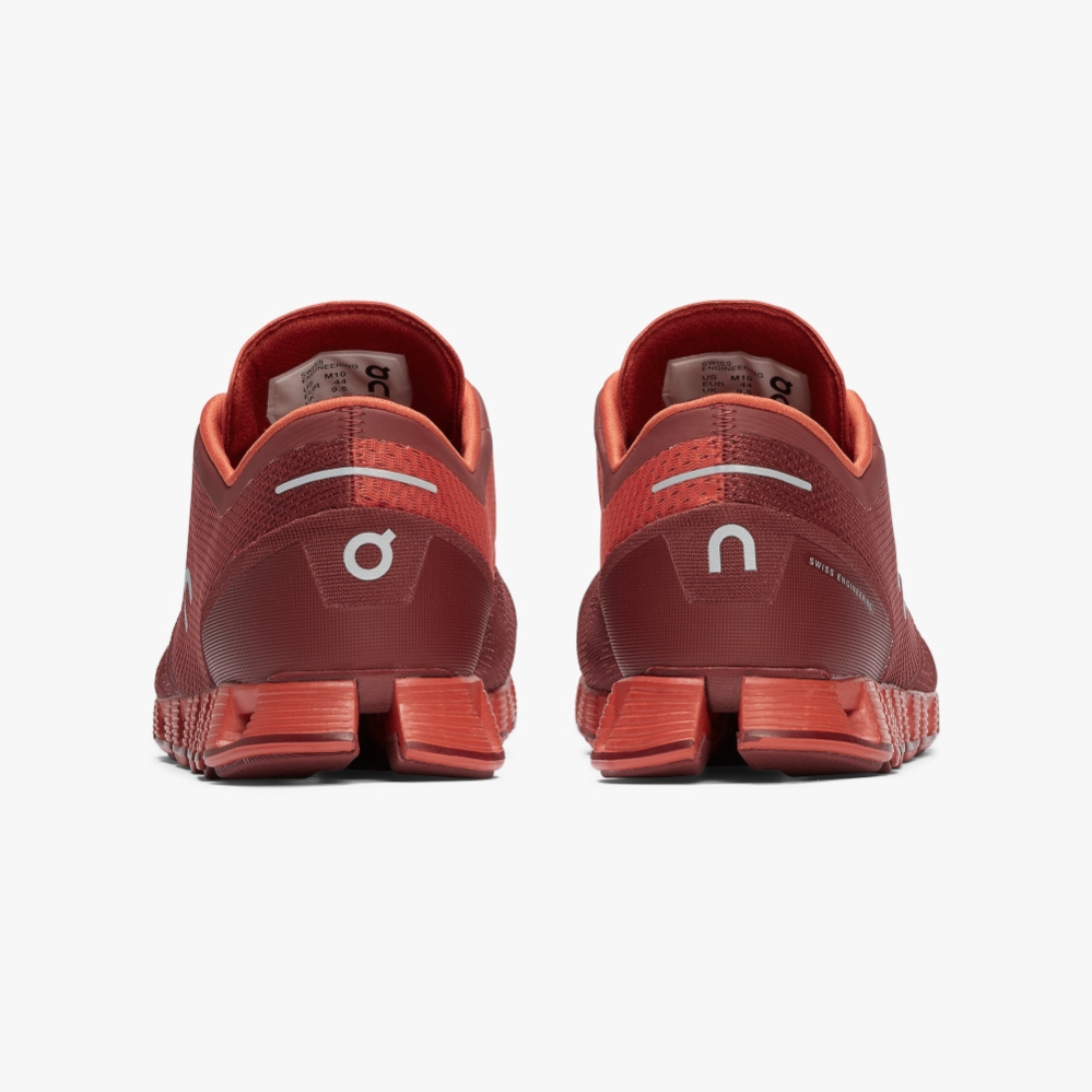 Burgundy QC Cloud X Men's Training Shoes | ZFXQ04386