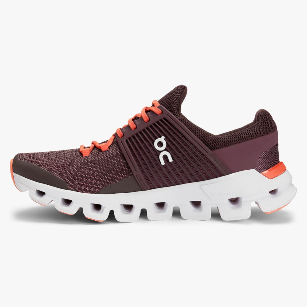 Burgundy QC Cloudswift Women's Road Running Shoes | VDBK69841