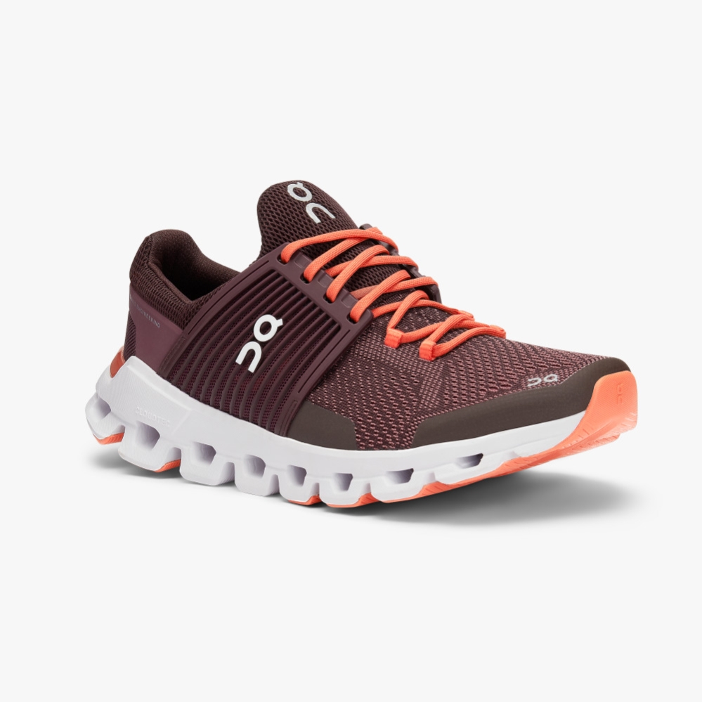 Burgundy QC Cloudswift Women's Road Running Shoes | VDBK69841