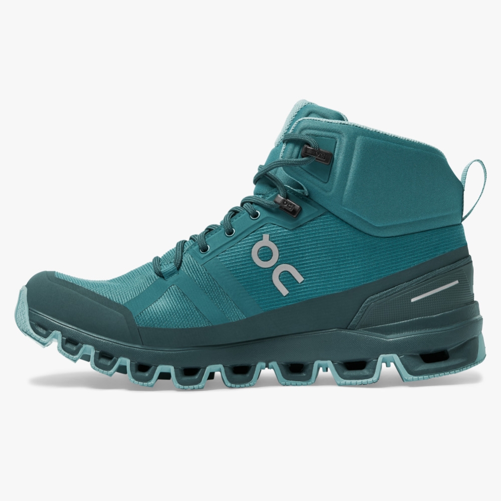 Green QC Cloudrock Waterproof Women's Hiking Boots | FQPG65498