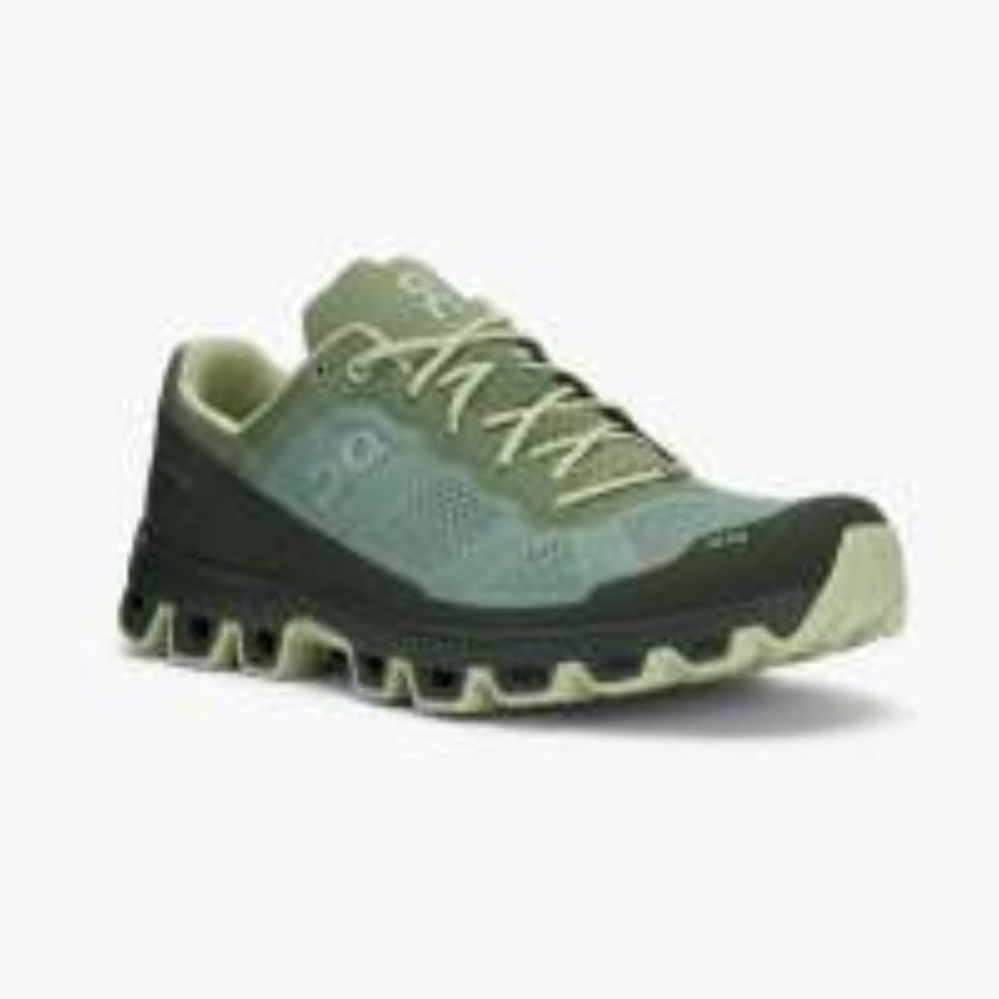 Green QC Cloudventure Men's Trail Running Shoes | OGJF68035