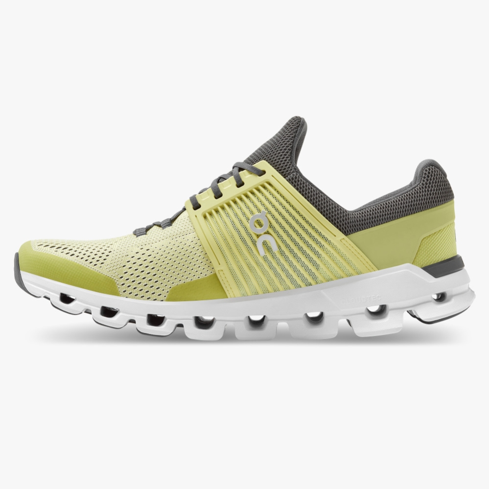 Lime QC Cloudswift Men's Road Running Shoes | BSTW87296