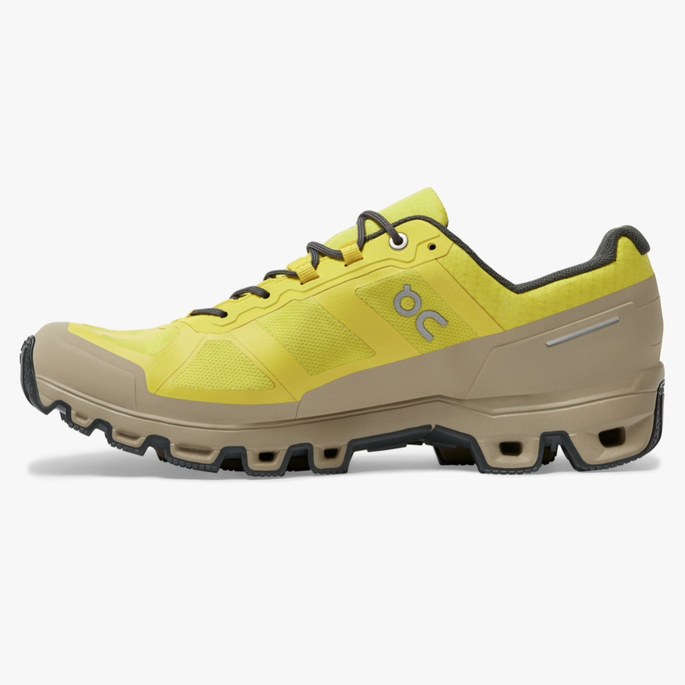 Mustard QC Cloudventure Waterproof Men's Trail Running Shoes | NWLO74316