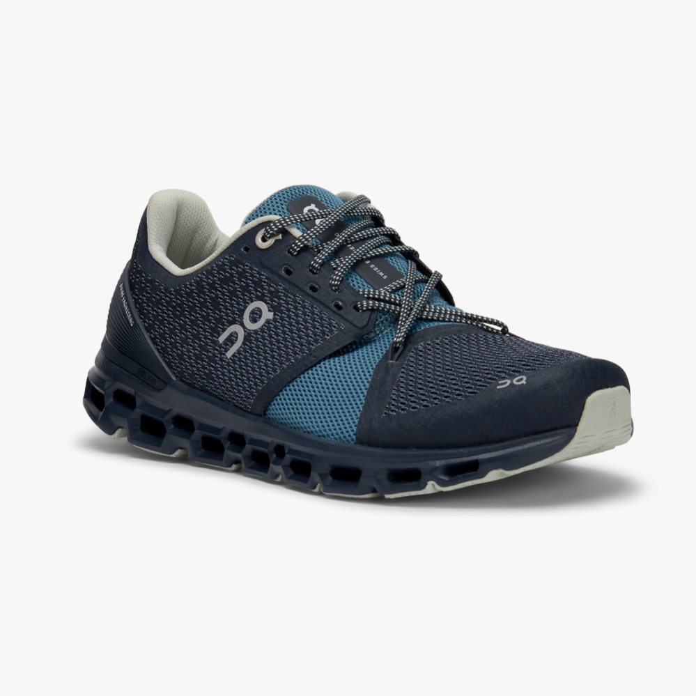 Navy QC Cloudstratus Women's Road Running Shoes | YUEK46597