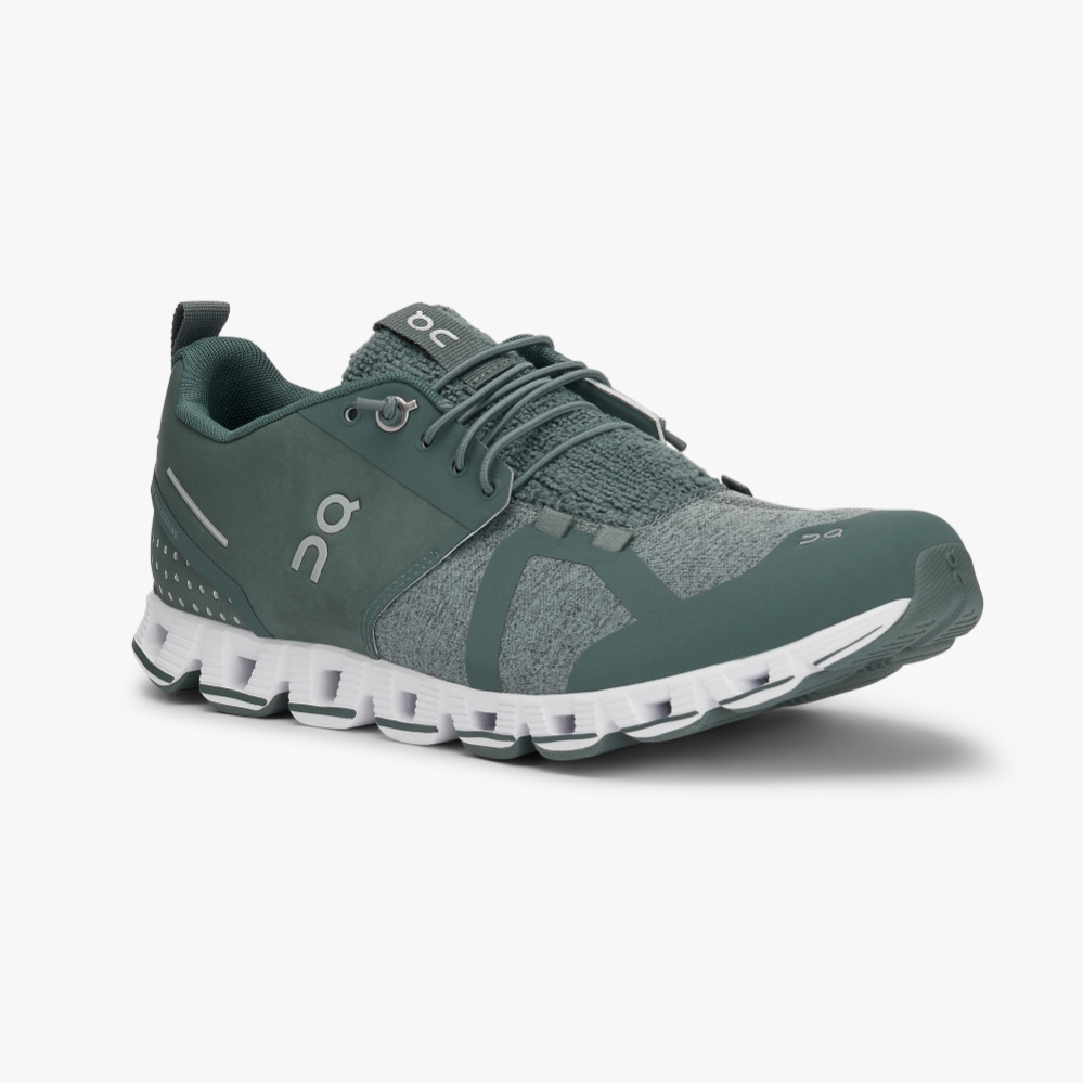 Olive QC Cloud Terry Women's Road Running Shoes | YPJC39504