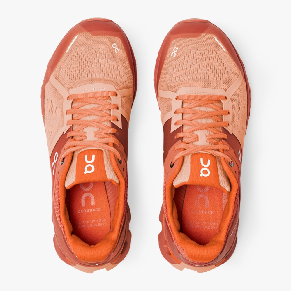 Orange QC Cloudace Women's Road Running Shoes | GAZL21894