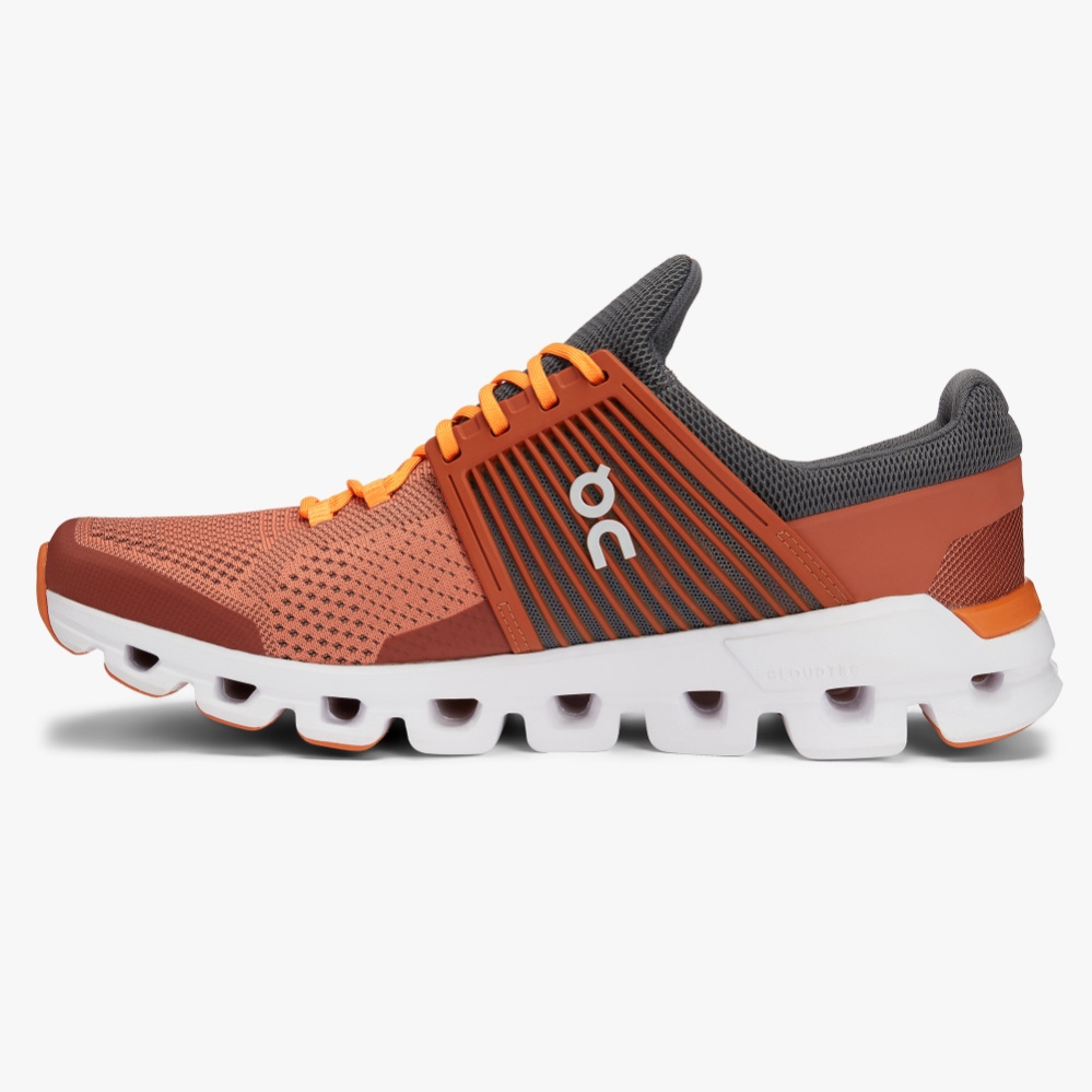 Orange QC Cloudswift Men's Road Running Shoes | YSIA87352