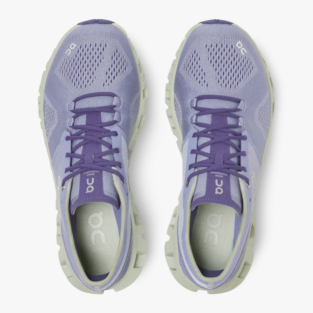 Purple QC Cloud X Women's Training Shoes | KIQN83057