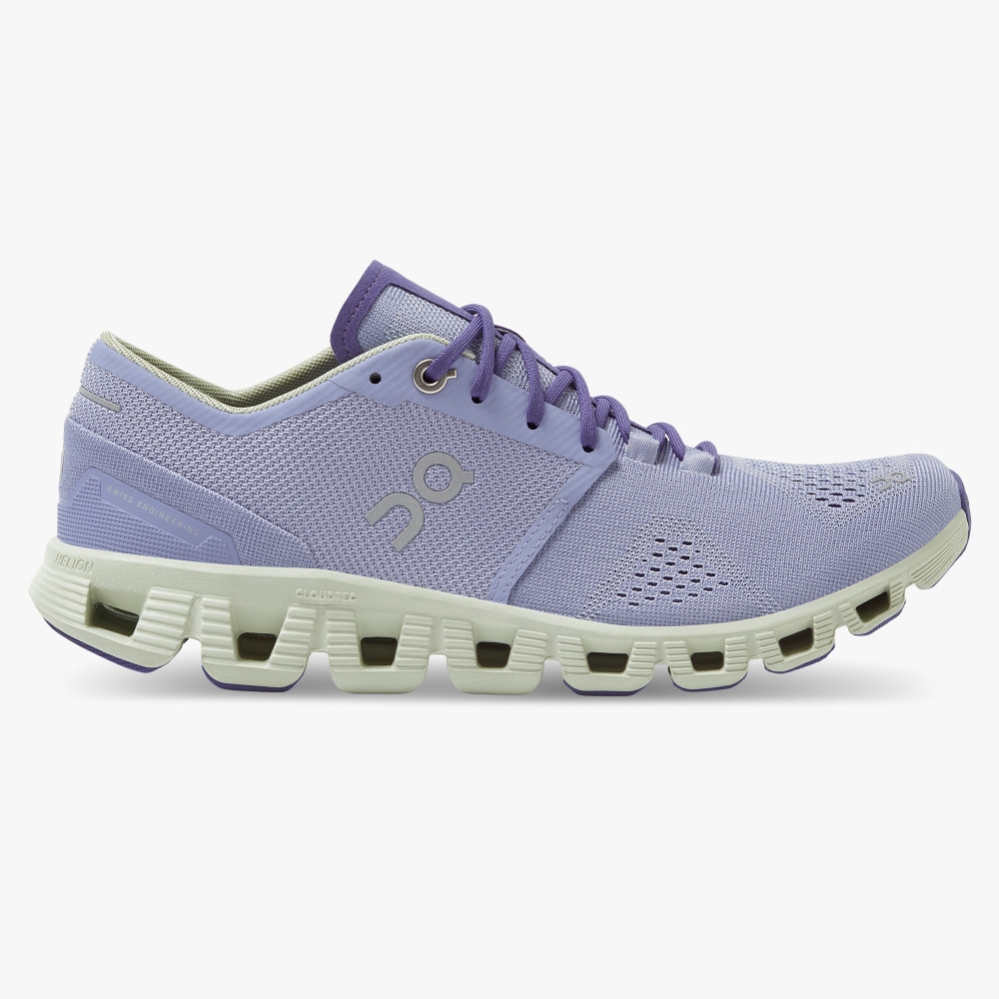 Purple QC Cloud X Women\'s Training Shoes | KIQN83057