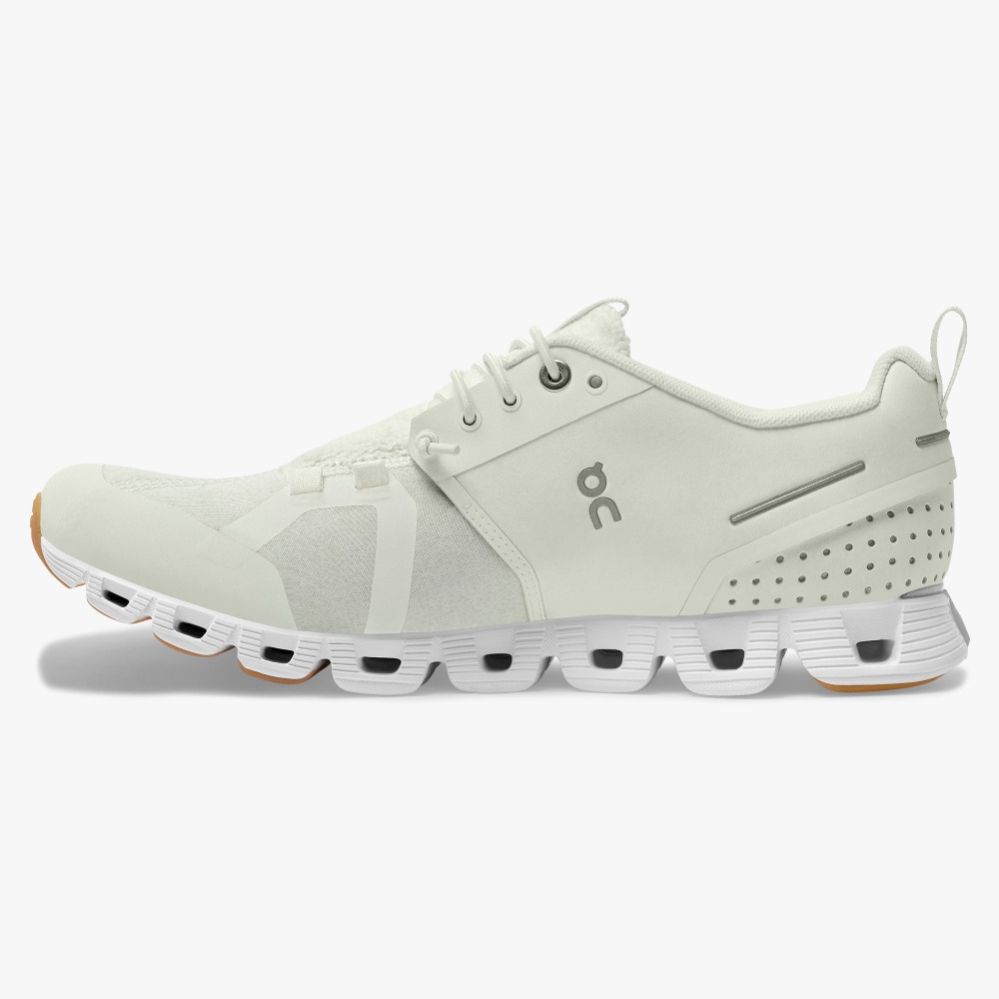 White QC Cloud Terry Women's Road Running Shoes | RJZE73895