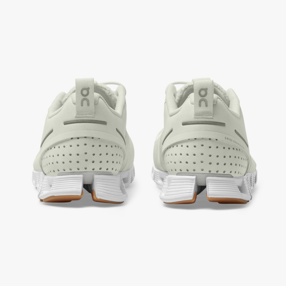 White QC Cloud Terry Women's Road Running Shoes | RJZE73895