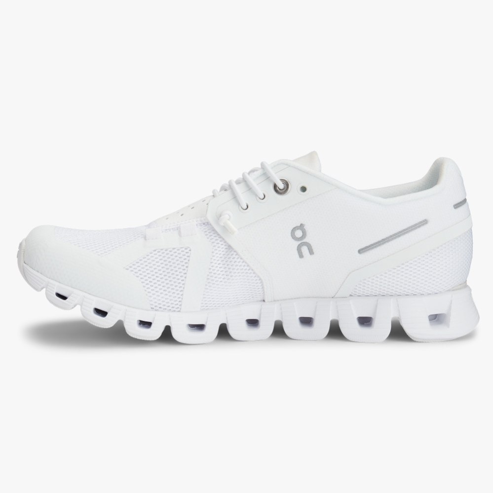 White QC Cloud Women's Road Running Shoes | KEWP35192