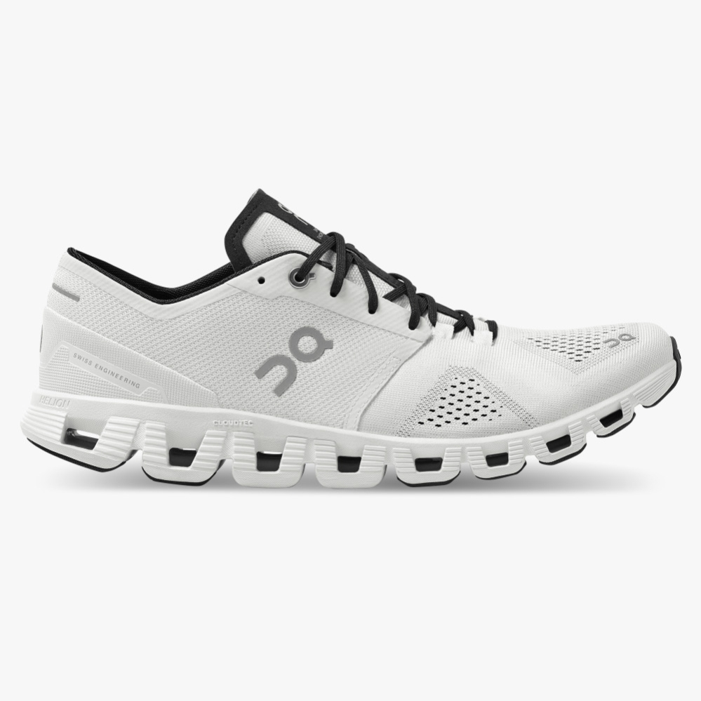 White QC Cloud X Men\'s Training Shoes | GUWJ67928