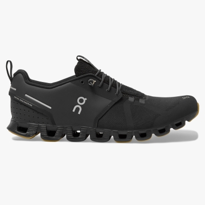 Black QC Cloud Terry Men's Road Running Shoes | ALXJ31096