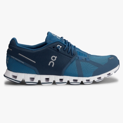 Blue QC Cloud Men's Road Running Shoes | JQZW96702