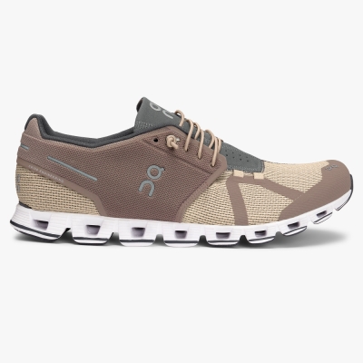 Brown QC Cloud Men's Road Running Shoes | ANIT70594