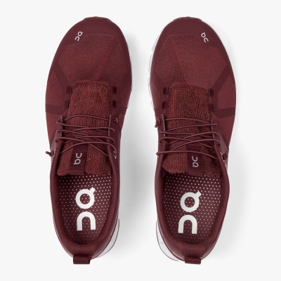 Burgundy QC Cloud Terry Men's Road Running Shoes | RLWU84105