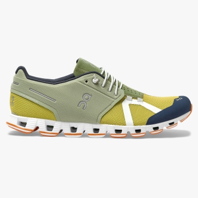 Green QC Cloud 70 | 30 Men's Road Running Shoes | TVEY70421