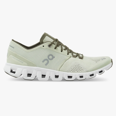 Green QC Cloud X Men's Training Shoes | BNHC10872