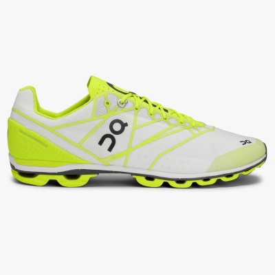 Green QC Cloudflash Men's Road Running Shoes | DIMO64972