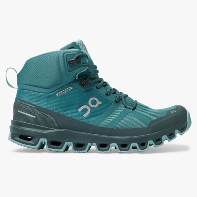 Green QC Cloudrock Waterproof Women's Hiking Boots | FQPG65498