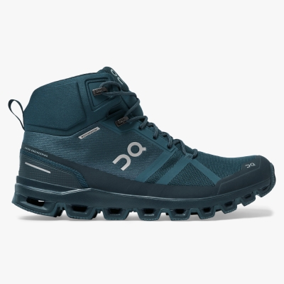 Navy QC Cloudrock Waterproof Men's Hiking Boots | KCZP80376