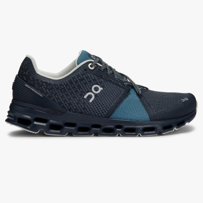 Navy QC Cloudstratus Women's Road Running Shoes | YUEK46597