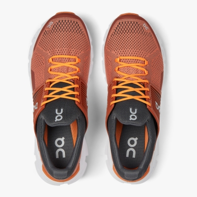 Orange QC Cloudswift Men's Road Running Shoes | YSIA87352