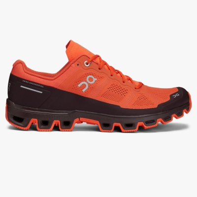 Orange QC Cloudventure Men's Trail Running Shoes | QSCP23605