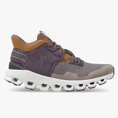 Purple QC Cloud Hi Edge Women's Road Running Shoes | WFPU93487