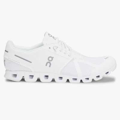 White QC Cloud Women's Road Running Shoes | KEWP35192